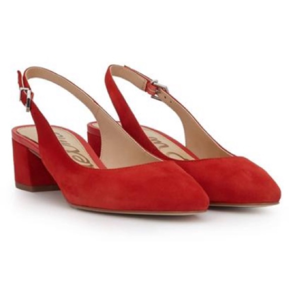 Sam Edelman Lorene Slingback Cherry Red